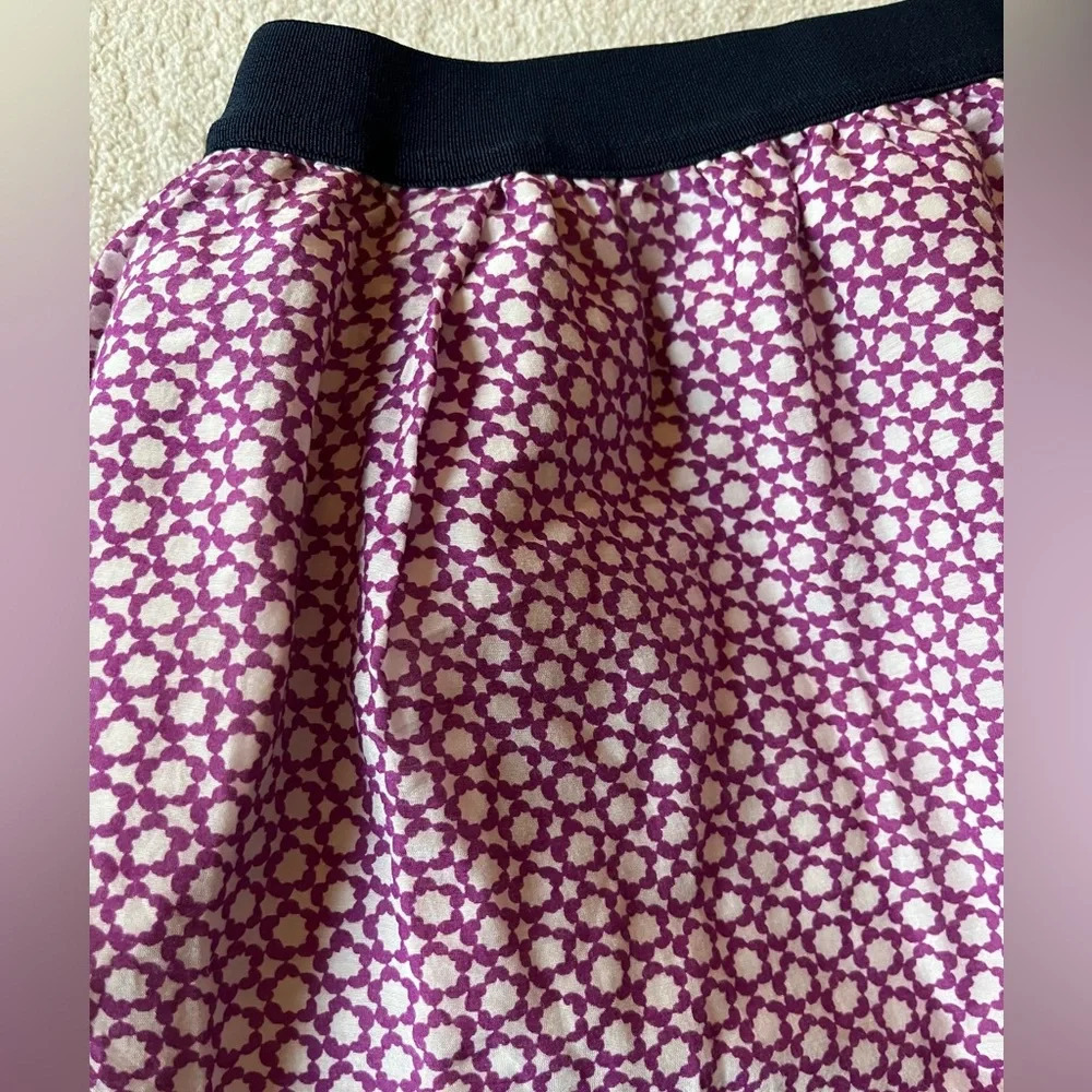 Crew Cuts skirt, purple geometric design. 3T - Picture 3 of 3